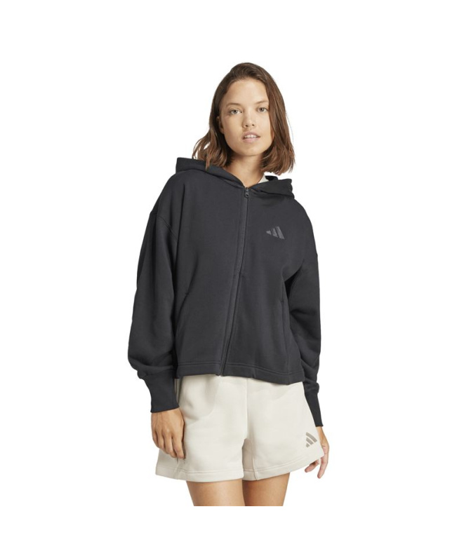 Moletom Mulher adidas All Season Ft Fz preto