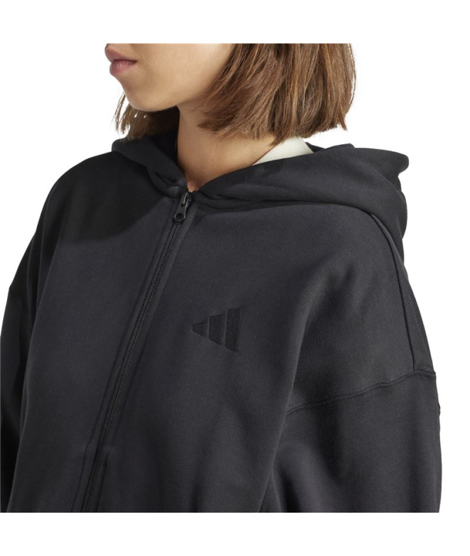 Moletom Mulher adidas All Season Ft Fz preto