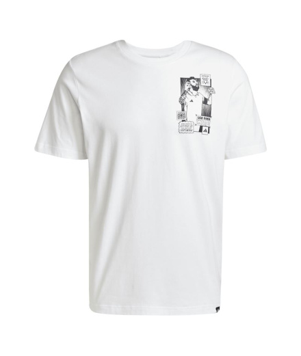 T-shirt Football blanc adidas Messi Icon G Homme