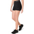 Malhas ASICS Essential Fitness com logo ASICS, 7,6 cm, Mulher preta.