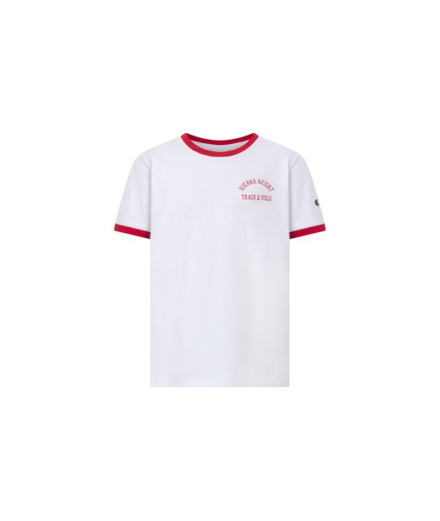Camiseta Champion Ss Tee Niño Blanco