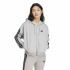 Femme adidas 3- Sweat French Terry Fz HD Gris/Noir
