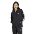 Casaco adidas 3-Stripes FL FZ HD Mulher Preta/Branca