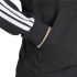 Casaco adidas 3-Stripes FL FZ HD Mulher Preta/Branca