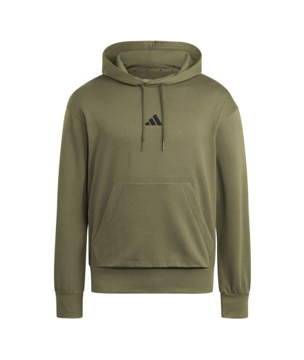 Sudadera adidas Feelcozy Hd Hombre Verde Oscuro/Negro