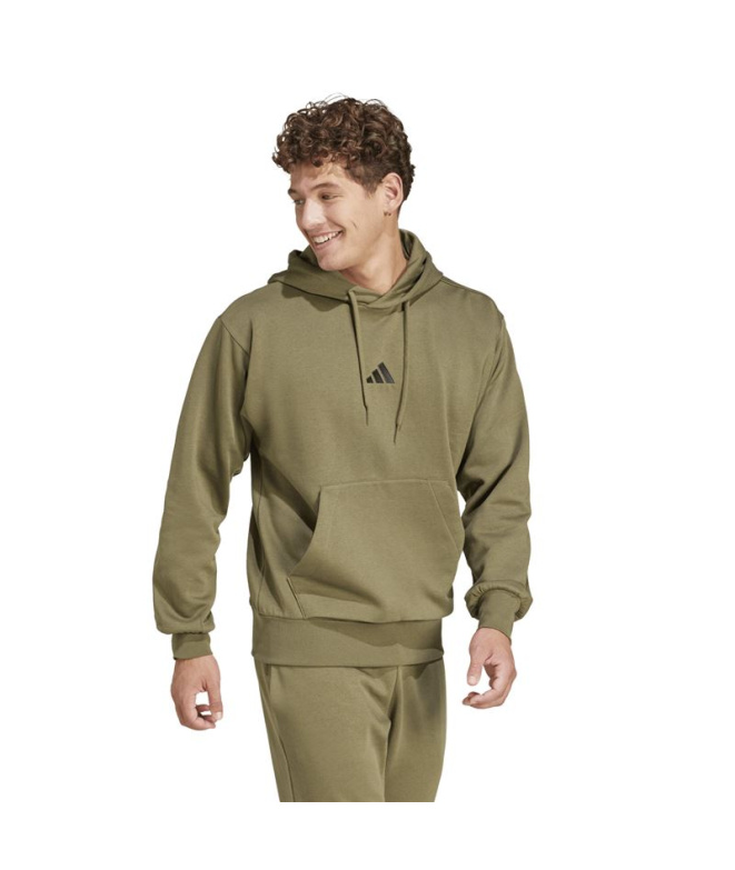 Sweat-shirt adidas Feelcozy HD Homme vert Sweat...