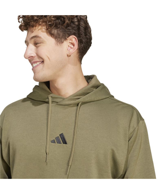 Homem adidas Feelcozy HD verde Moletom /preto