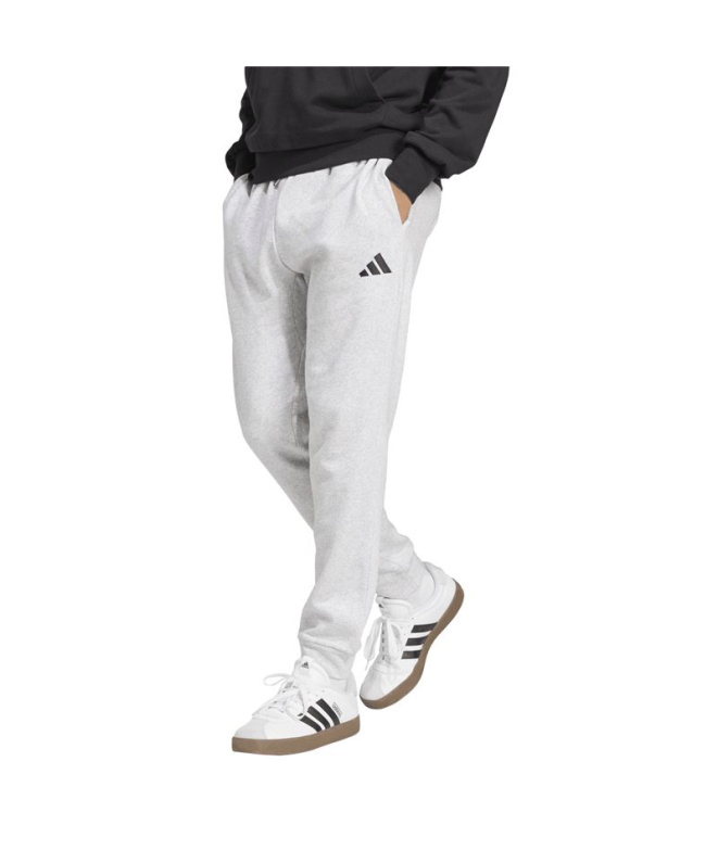 Pantalones adidas Feelcozy Hombre Gris/Negro
