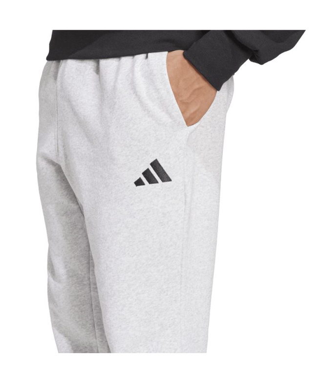 Pantalones adidas Feelcozy Hombre Gris/Negro