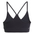 Soutien-gorge de sport adidas Jg Ess Brassiere de sport Fille , noir/blanc
