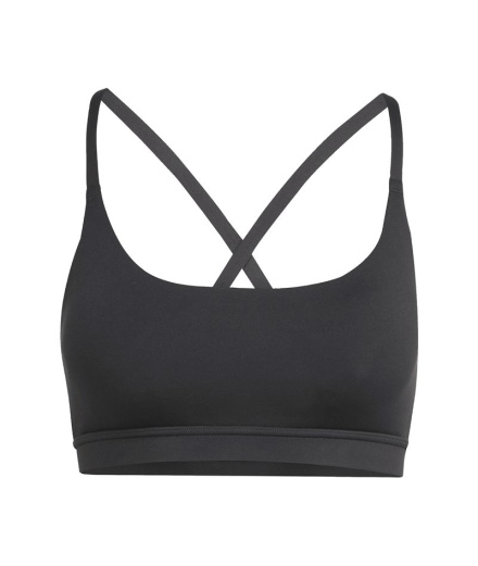Sutiã esportivo Mulher adidas All Me Ls preto Fitness