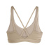 Sutiã esportivo Mulher adidas All Me Ess Ms Fitness marrom
