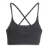 Sujetador Deportivo de Fitness adidas All Me Rib Ls Mujer Negro