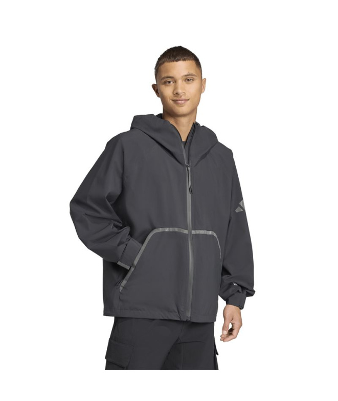 Veste Montagne noire Adidas Myshelter Homme