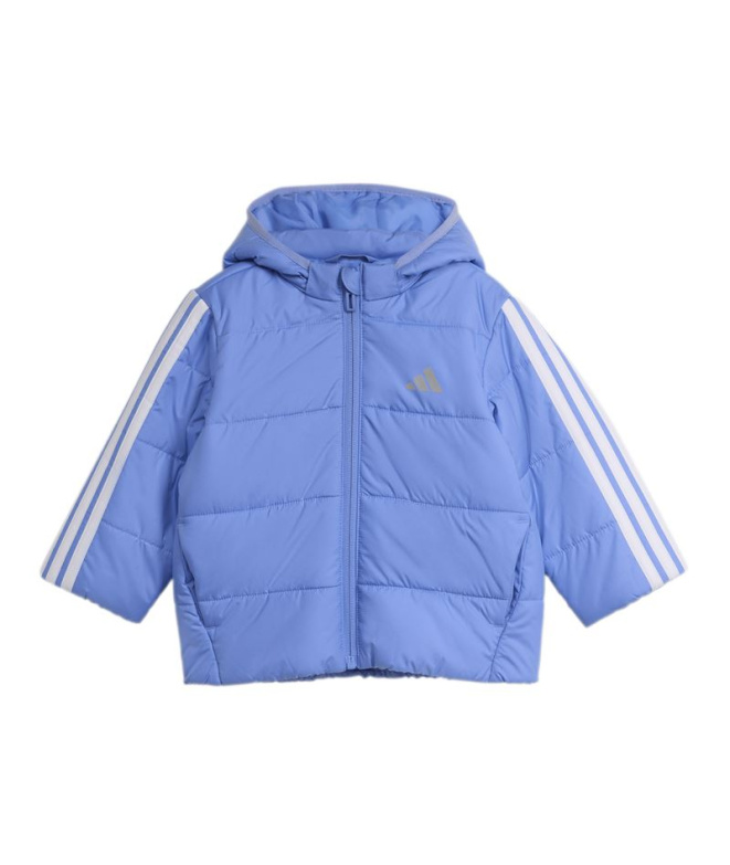 Cazadora adidas Ess 3 Bandas Bebés Fusazu / Blanco