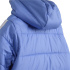 Jaqueta adidas Ess 3 Stripes Bebês cor Fusazu/Branca