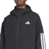 Casaco adidas Ess 3 Stripes Rain H Homem Preta Montanha