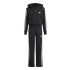 Fato de treino adidas Jg 3-Stripes FL Ts 240 Menina , preto/branco
