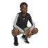 Camisa Infantil adidas Tr-Es 3 Stripes Fitness , manga longa, preta/branca