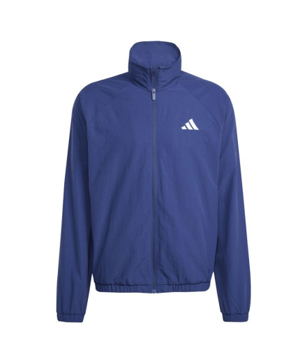 Cortavientos adidas Sl Wv Tt Hombre Azul Oscuro / Blanco