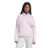 Moletom Mulher adidas Linear FL rosa/branco