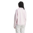 Moletom Mulher adidas Linear FL rosa/branco