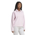Sweat adidas Linear FL Femme rose et blanc
