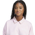 Moletom Mulher adidas Linear FL rosa/branco
