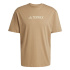 Camiseta de Montaña adidas Tx Logo Tee Hombre Marrón