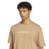 Camiseta de Montaña adidas Tx Logo Tee Hombre Marrón