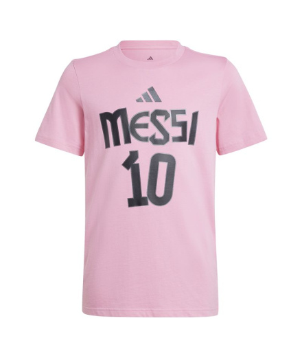 T-shirt Football Enfant adidas Messi N&N G rose