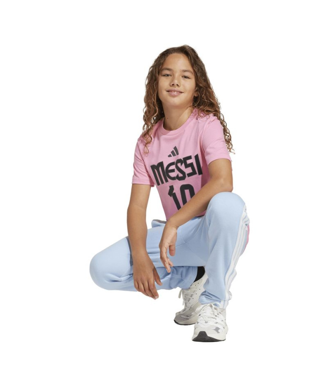Camiseta Futebol Infantil adidas Messi N&N G rosa