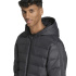 Veste Montagne noire adidas Ess 3 Stripes Ld Hd Pa Homme