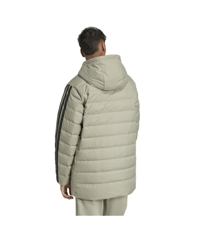 Veste adidas Ess 3 Stripes Ld Hd Pa Verte...