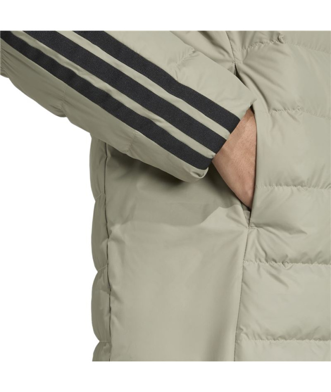 Veste adidas Ess 3 Stripes Ld Hd Pa Verte...