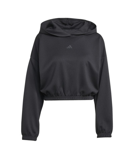 Sudadera de Fitness adidas Mo Cover-Up Mujer Negro