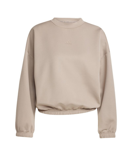 Sudadera de Fitness adidas Motion Es Cover Mujer Marrón