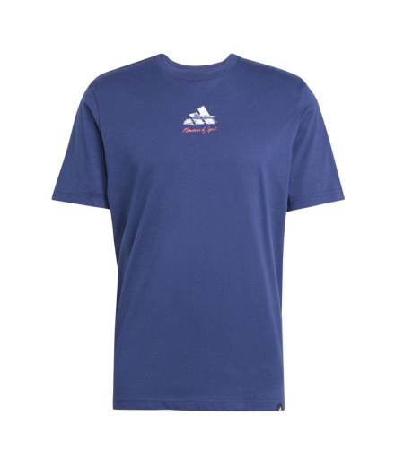 Camiseta Homem adidas Gallery azul escuro
