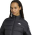 Casaco Mulher adidas Ess 3 Stripes SD Montanha , preta.