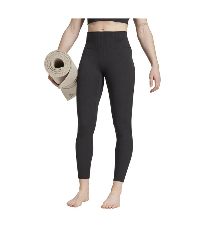 Malhas Fitness Mulher adidas All Me Rib L pretas