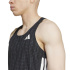 T-shirt Running adidas Adizero Single Homme coloris carbone/noir