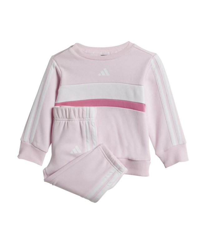 Set Ensemble 3-Stripes Tib Fl Enfant Rose /...