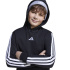 Moletom Infantil adidas 3-Stripes FL HD 225, preto/branco