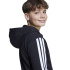 Moletom Infantil adidas 3-Stripes FL HD 225, preto/branco