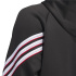 Moletom Basquetebol Homem adidas Crazywarm, preto/branco