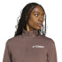 Jaqueta feminina adidas Montanha Polar Mt Cw Hz Fl Terrestrial Mulher / Terrestrial Strata