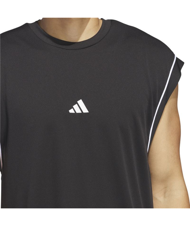 Camiseta Basquetebol preta Homem adidas Bos