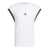 Camiseta Basquetebol Homem adidas Bos branca/preta
