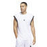Camiseta Basquetebol Homem adidas Bos branca/preta