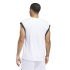 Camiseta Basquetebol Homem adidas Bos branca/preta